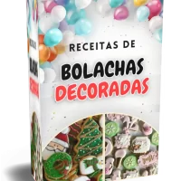 CAPA 3D RECEITAS DE BOLACHAS DECORADAS